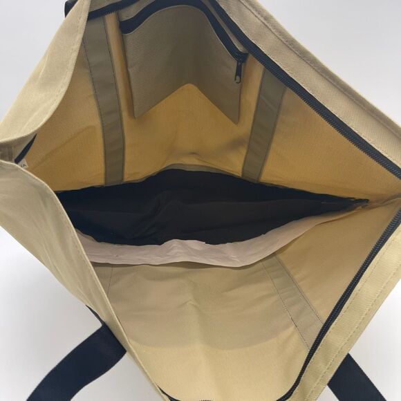 NWT San Francisco Skyline Tote Bag Unisex Large Cream Black Embroidered Lanza - Picture 12 of 15